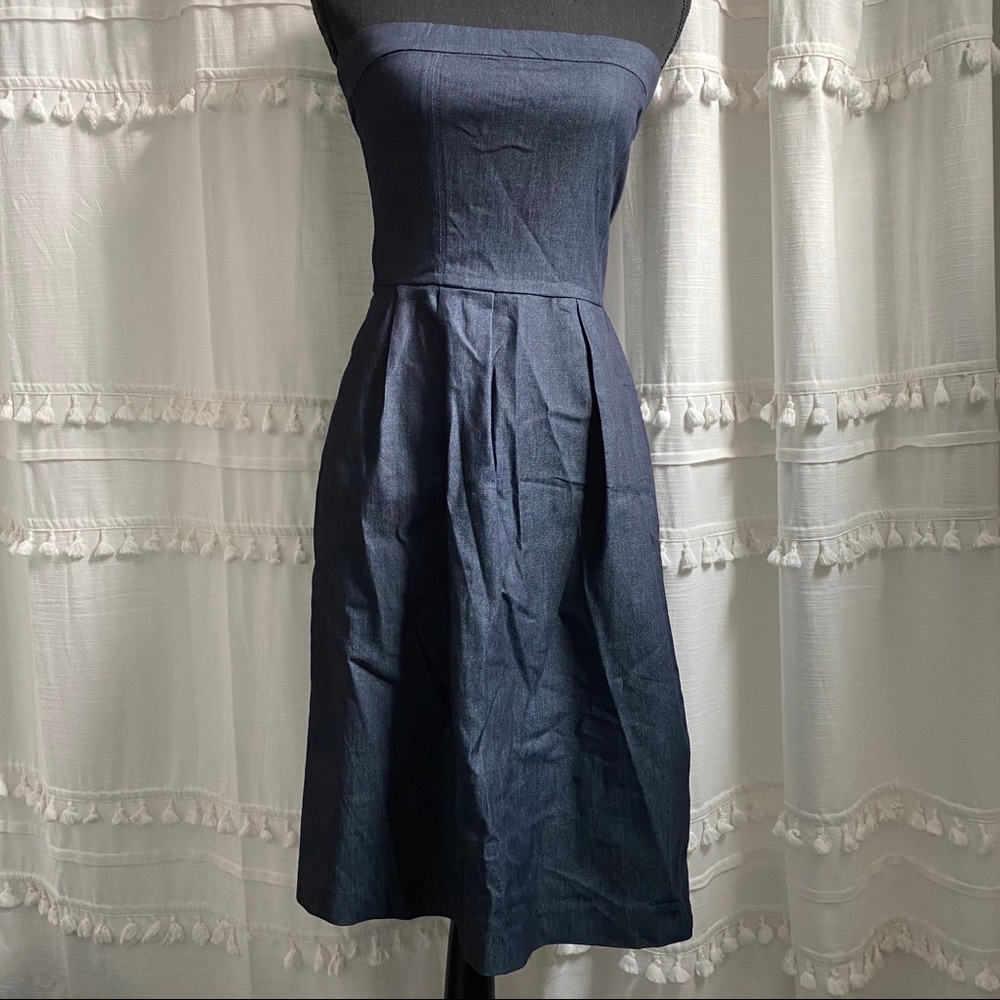 Zara Denim Bustier Dress